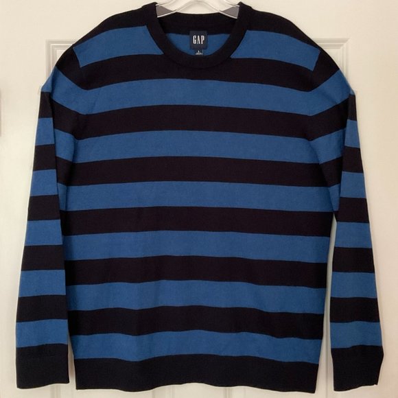 GAP Men's Crew Neck Long Sleeve Cotton Sweater NWOT Size L - Picture 2 of 4
